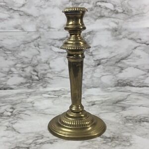 VTG Decorative Crafts Inc. Brass Ornate Candlestick Holder 11" Tall, Felt Bottom